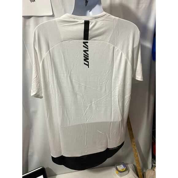 Vivint Employee White Shirt Men's XL White Drop T -Spandex blend stretch- - Picture 3 of 12